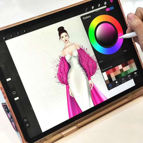Nên Vẽ Thiết Kế Thời Trang Trên iPad Hay Laptop Cảm Ứng?