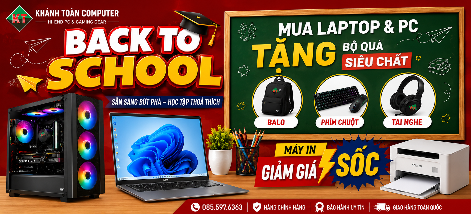 Back To School - Khánh Toàn computer
