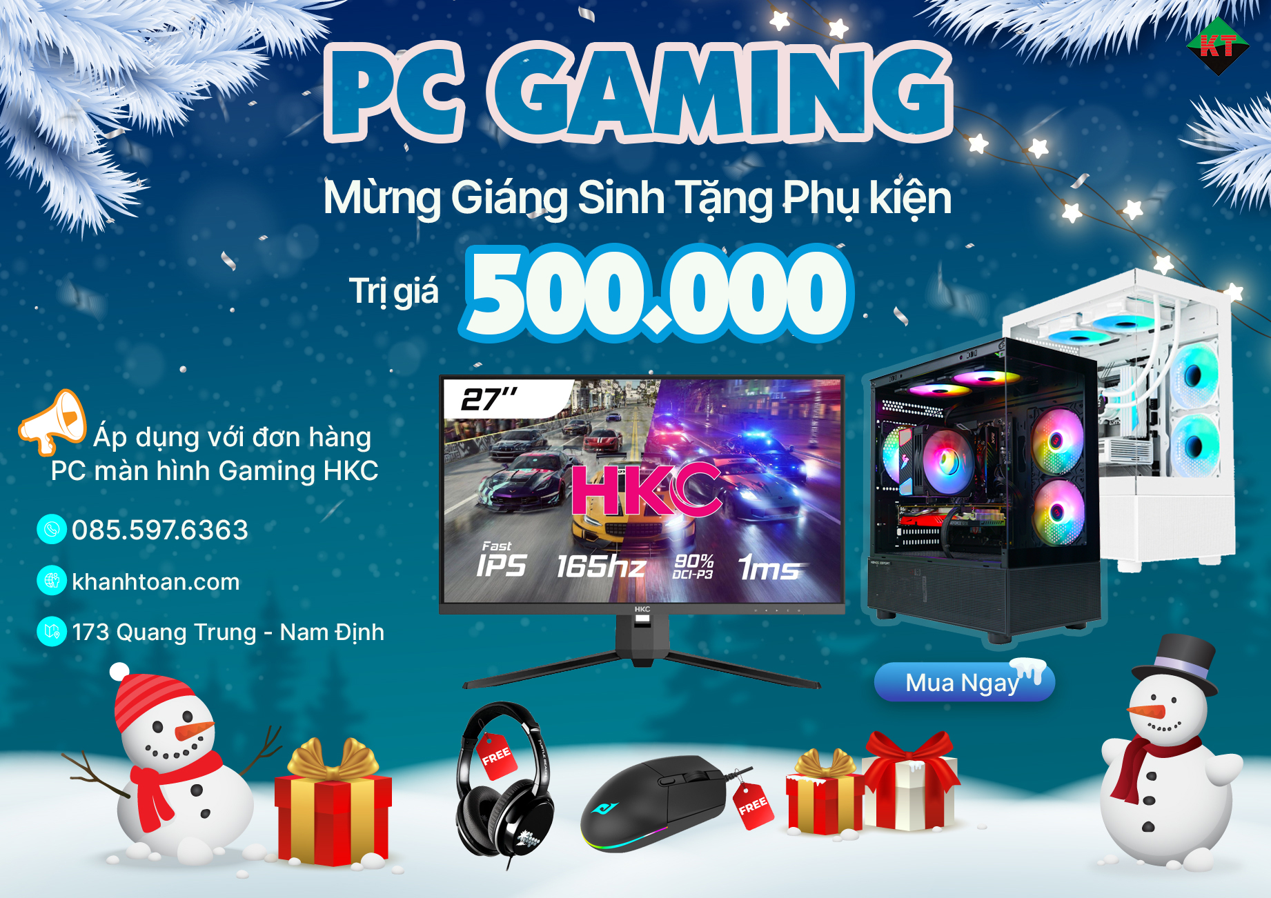 PC GAMING – GIÁNG SINH RỰC LỬA, NHẬN QUÀ CỰC ĐỈNH