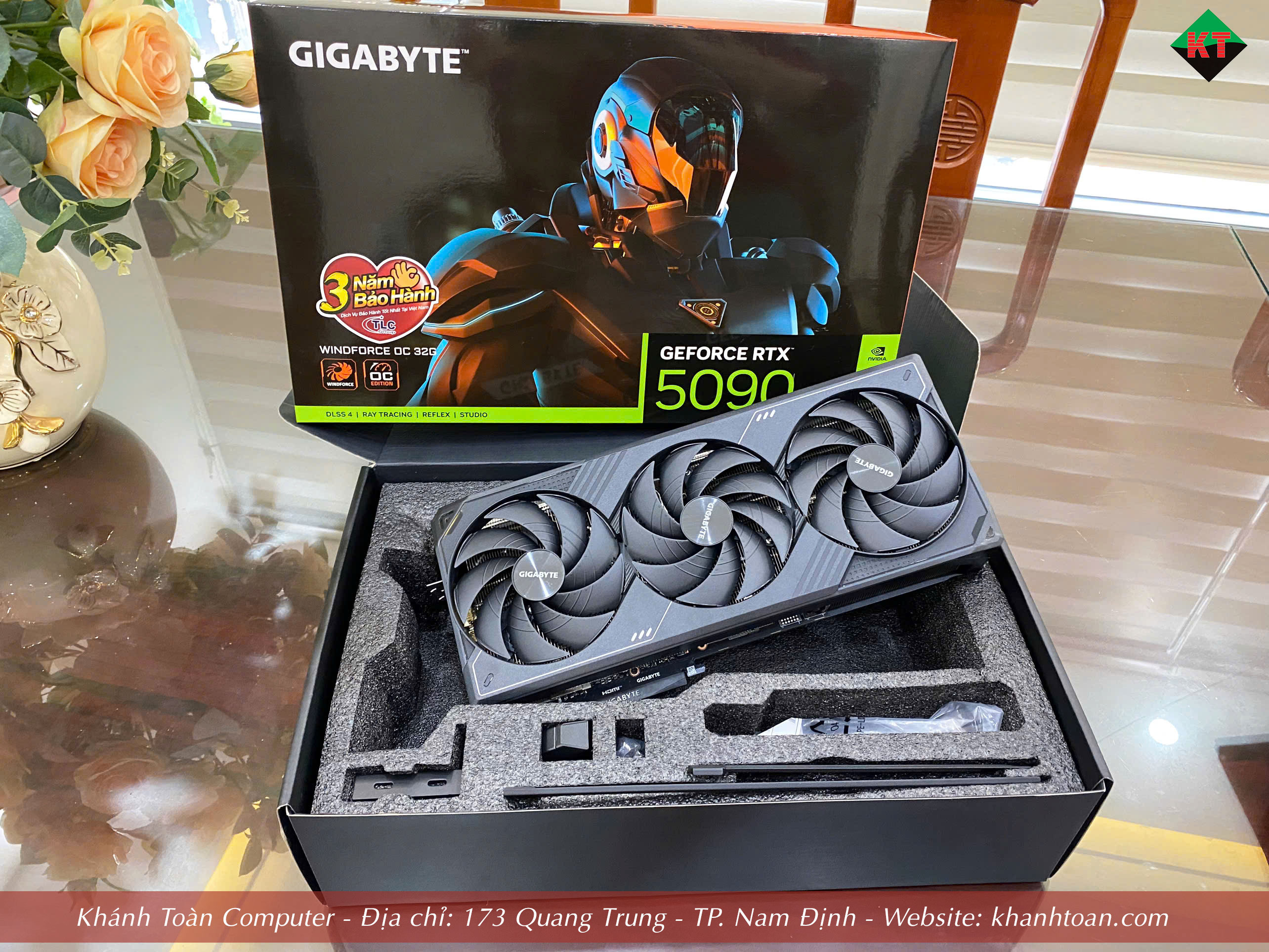 Review chi tiết về VGA GIGABYTE RTX 5090 WINDFORCE OC 32GB