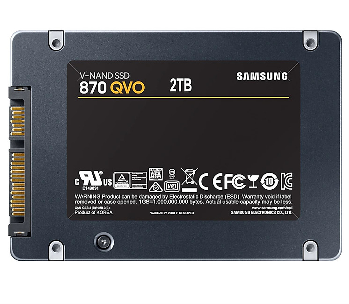 Ổ cứng SSD Samsung 870 QVO 2TB SATA III 2.5 inch (MZ-77Q2T0BW) (Đọc 560Mb/s - Ghi 530Mb/s) 4