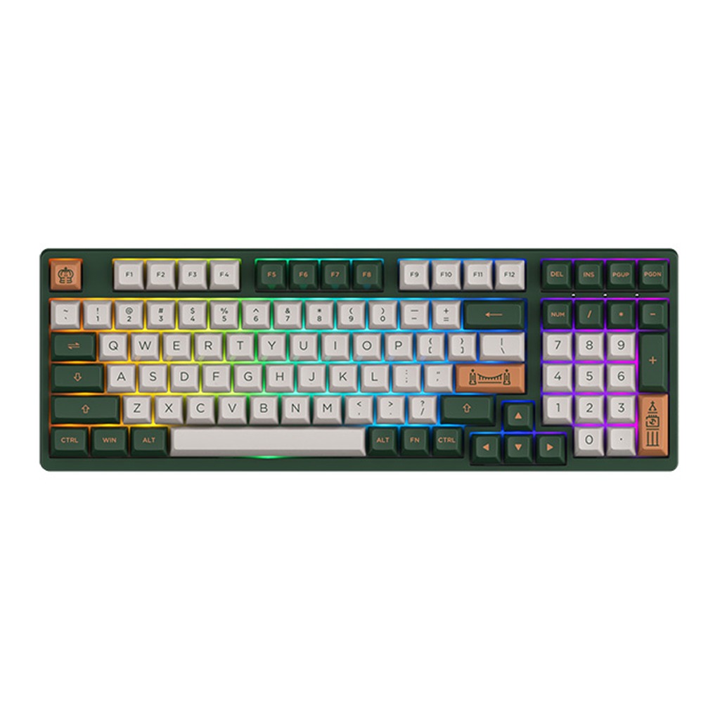 Bàn phím cơ gaming AKKO 3098S World Tour London (Hotswap/ Foam tiêu âm/ RGB/ AKKO CS switch) 1