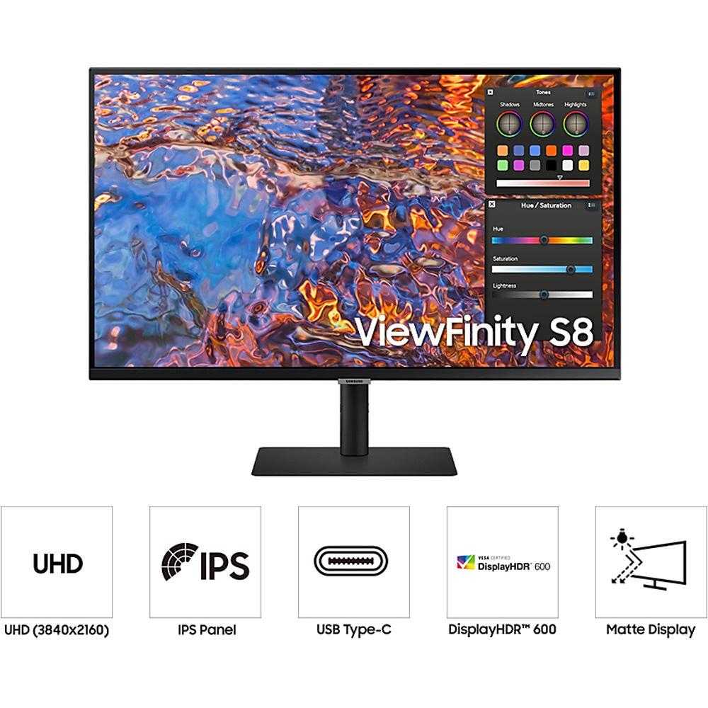 Màn hình đồ họa SAMSUNG VIEWFINITY S8 LS32B800PXEXXV (32