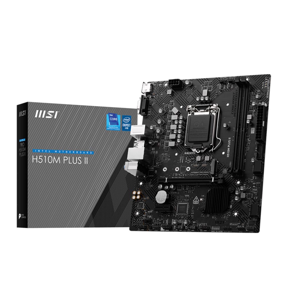 Mainboard MSI H510M PLUS II (Intel H510/ M-ATX/ 2 khe ram) 1