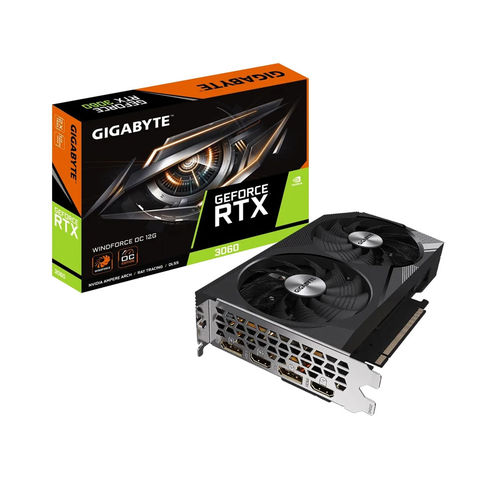 VGA Gigabyte RTX 3060 12gb 2 fans N3060 WF2OC-12GD 1