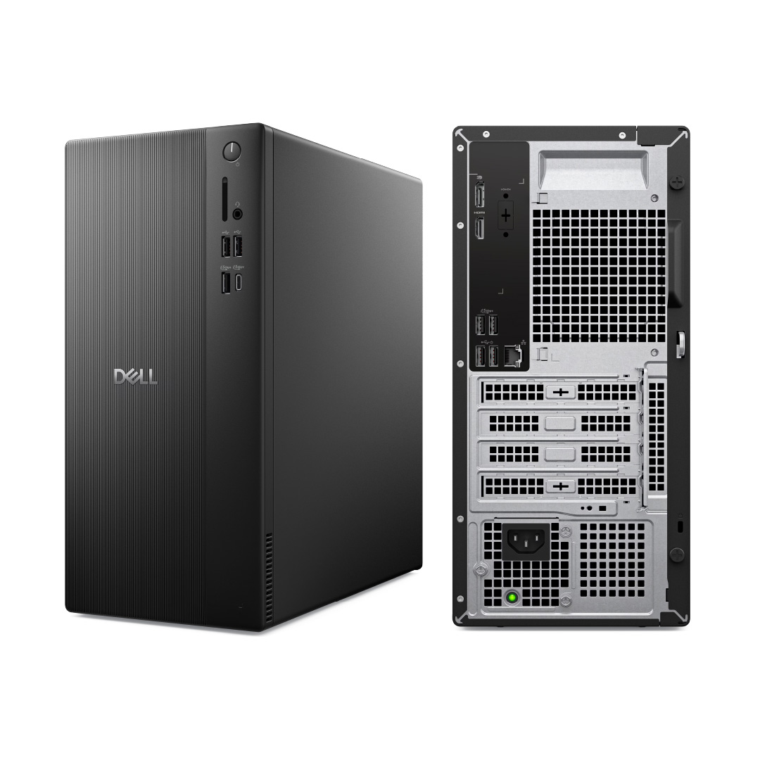 Máy tính để bàn (PC) Dell Tower ECT1250 (i5-14400/ 8GD5/ 512GSSD/BT/KBCopilot/M/W11SL/Pro/1Y/ Đen) -TFPC81 1