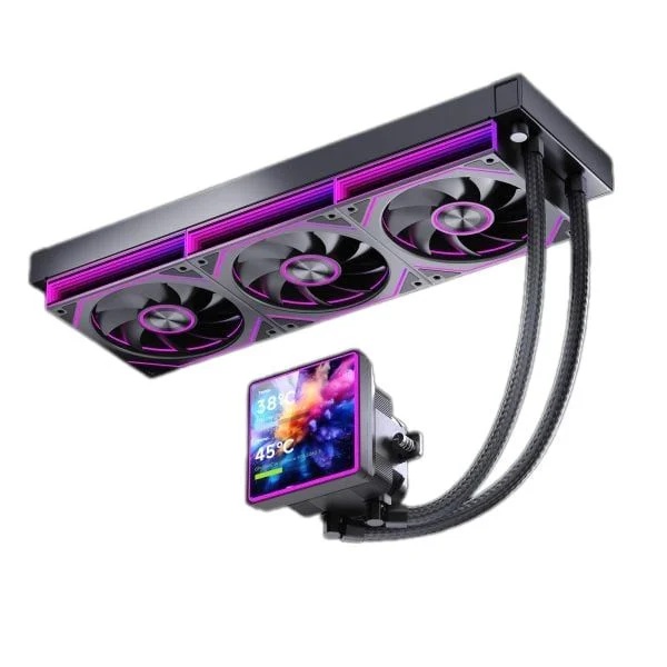 Tản nước Leopard Pro Flow 360 SE ARGB LCD | 360mm, ARGB, LCD, Đen 1