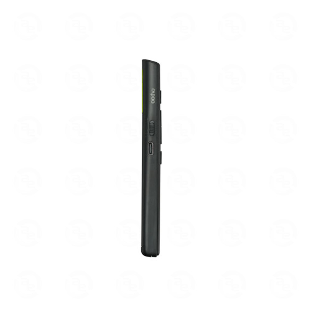 Bút chiếu Laser Rapoo XR100 Black (dùng sạc, kết nối đầu thu usb) 3
