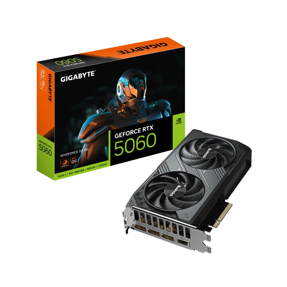Vga Gigabyte RTX 5060 WINDFORCE OC 8GB (N5060WF2OC-8GD) 1