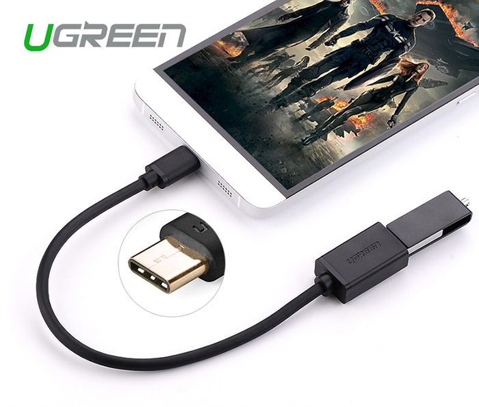 Cáp OTG USB Type C sang USB 2.0 chuẩn A cổng âm Ugreen 30175 2
