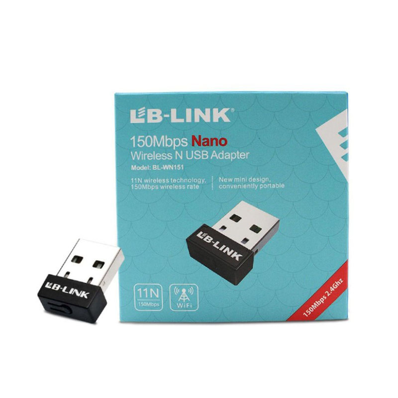 Bộ thu Wifi LBLink N151 dùng cho laptop, PC không cần dây mạng 1