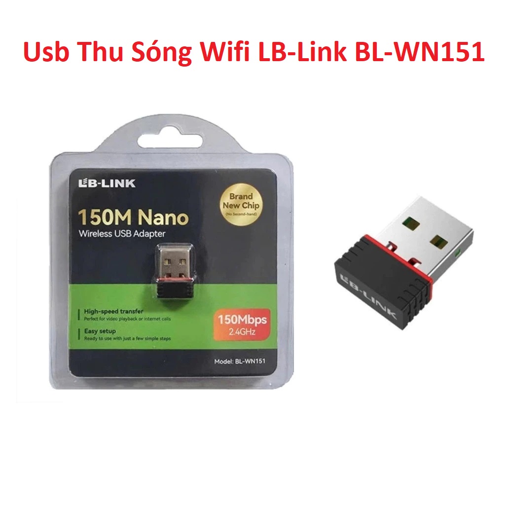 Bộ thu Wifi LBLink N151 dùng cho laptop, PC không cần dây mạng 2