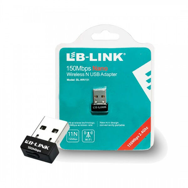 Bộ thu Wifi LBLink N151 dùng cho laptop, PC không cần dây mạng 3