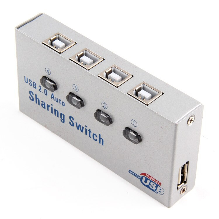 Bộ Chia Máy In 1 Ra 4 Tự Động, Vỏ Kim Loại 1
