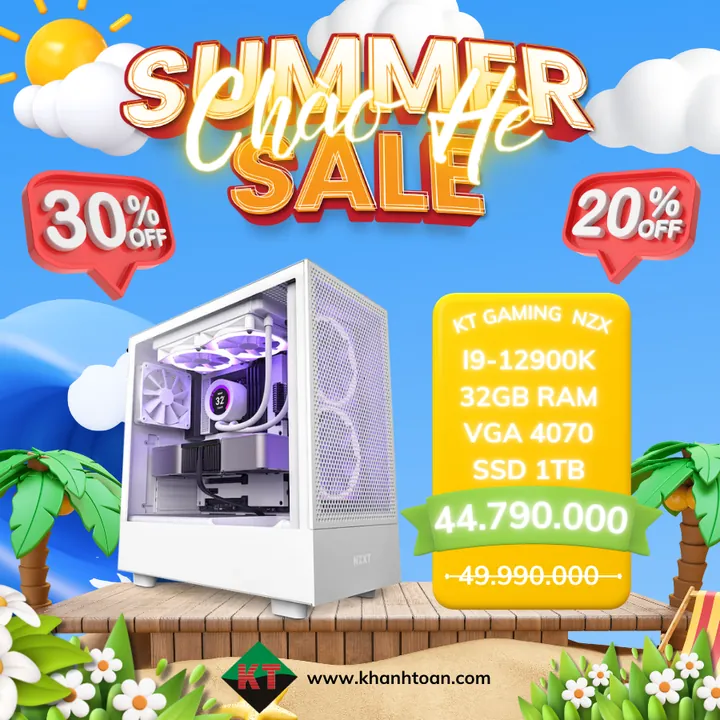 CHÀO HÈ RỰC RỠ, GIẢM GIÁ GAMING PC SẬP SÀN