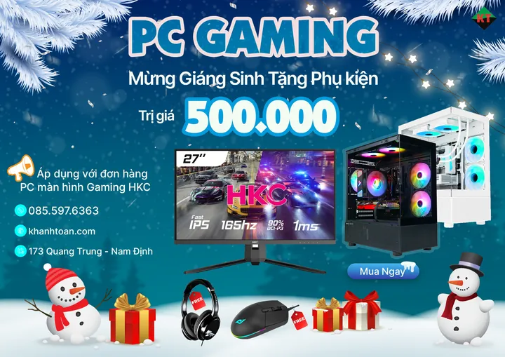 PC GAMING – GIÁNG SINH RỰC LỬA, NHẬN QUÀ CỰC ĐỈNH