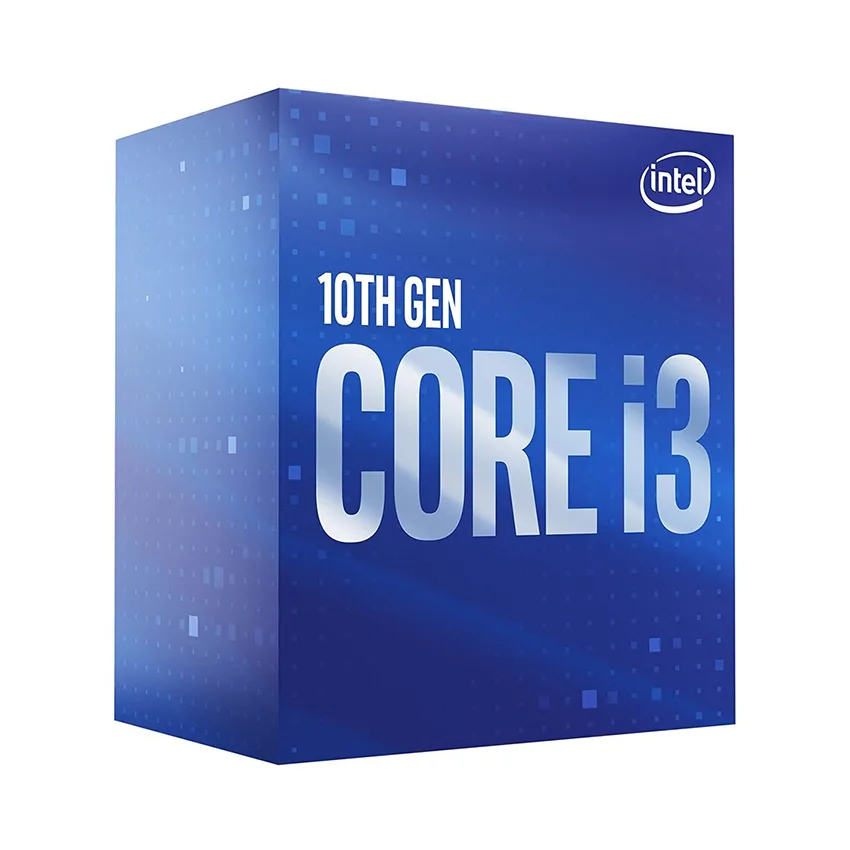 CPU Intel Core i3-10100F (3.6GHz turbo up to 4.3Ghz, 4 nhân 8 luồng, 6MB Cache, 65W)