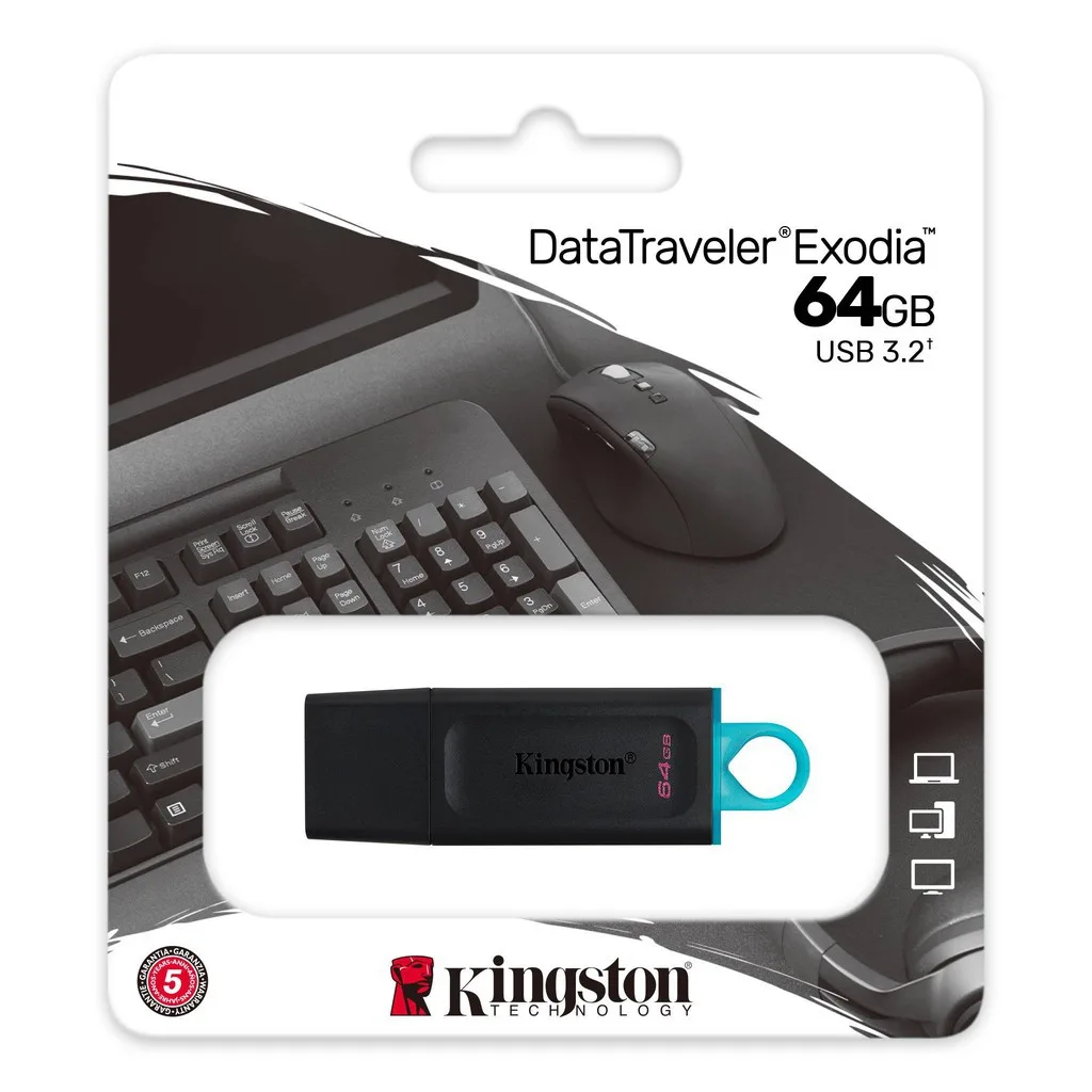 USB Kingston 3.2 64G  Exodia_DTX