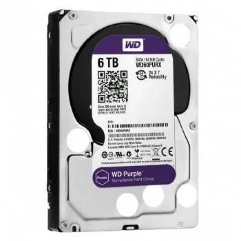 Ổ cứng HDD WD Purple 6TB 3.5 inch, 5400RPM, SATA, 128MB Cache