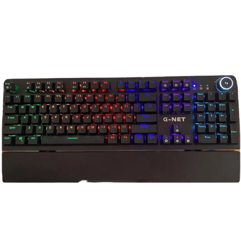 BÀN PHÍM CƠ GAMING GNET GK315 LED RGB ( Full Size Led 7 màu nhiều chế độ )