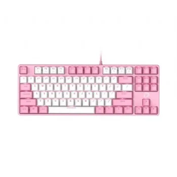 Bàn phím cơ DareU EK87 Pink White