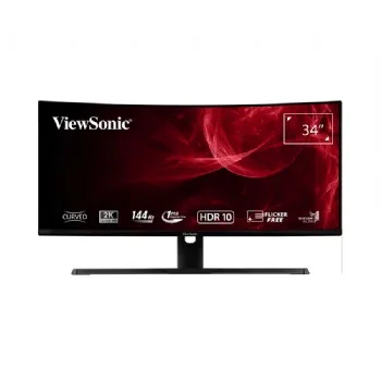 Màn hình gaming ViewSonic VX3418-2KPC (34inch/ WQHD/ VA/ 144Hz/ 1MS/ LOA/ Cong)