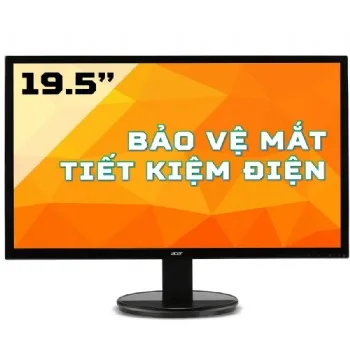 Màn hình máy tính văn phòng Acer K202HQL (Màn 19.5" HD+/ Tấm nền TN/ Tần số quét 60Hz/ VGA)