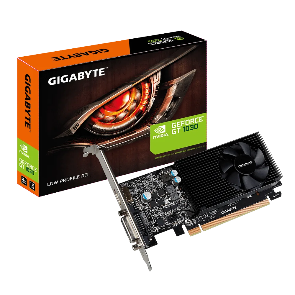 Card màn hình GIGABYTE GT 1030 Low Profile 2G (GV-N1030D5-2GL)