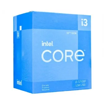 CPU Intel Core i3-12100F (3.3GHz turbo up to 4.3GHz, 4 nhân 8 luồng, 12MB Cache, 58W)
