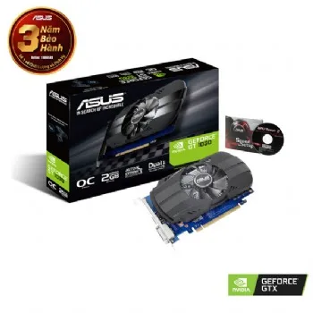 Card màn hình Asus PH-GT1030-O2G (NVIDIA Geforce/ 2Gb/ DDR5/ 64 Bits)
