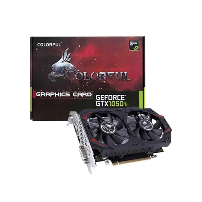 Card màn hình Colorful GTX 1050Ti NE 4G (4GB GDDR5, 128-bit, DVI+HDMI+DP)