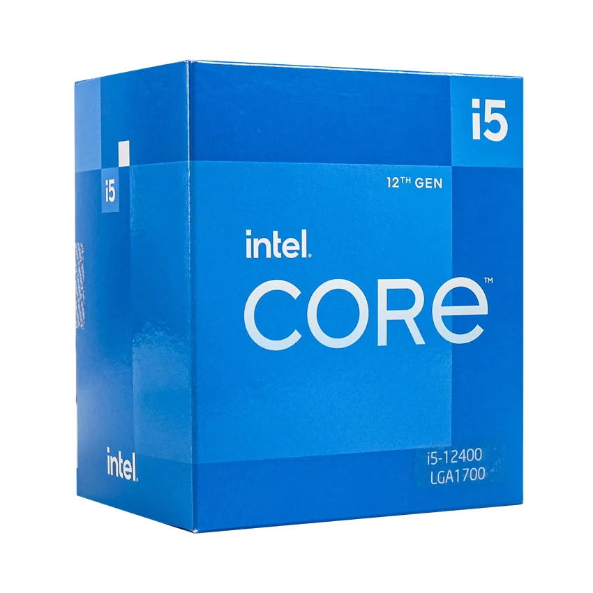 CPU Intel Core i5-12400 Box Chính Hãng (2.50 Up to 4.40GHz | 18MB | 6C 12T | Socket 1700 | Alder Lake | UHD Graphics 730 | 65W)
