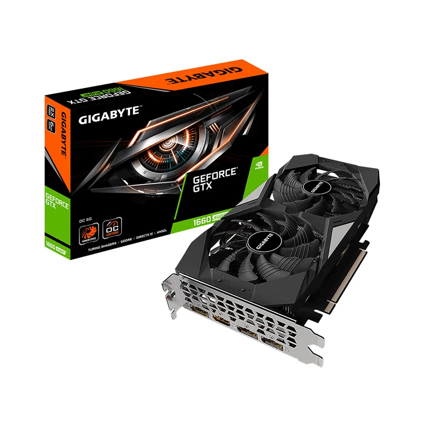 Card màn hình Gigabyte GeForce GTX 1660 SUPER 6GB DDR6 chính hãng
