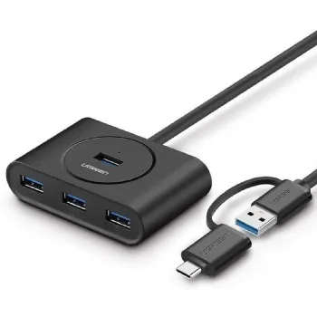 Bộ chia USB Type-C ra 4 cổng USB 3.0 dài 1M Ugreen 40850