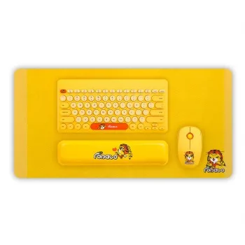 Bộ bàn phím, chuột, lót chuột không dây FD LK586