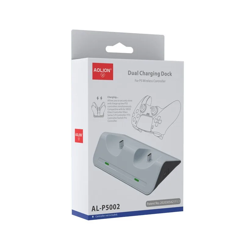 Dock sạc tay cầm chơi game cho PS5, Xbox, Console Dual Charging AOLION AL-P5002