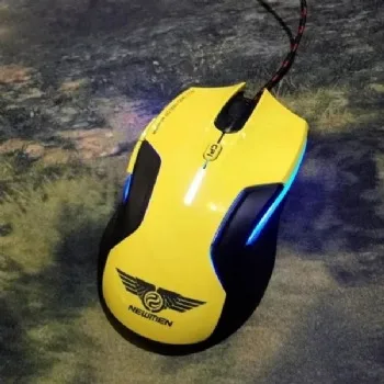 Chuột gaming Newmen N500 Plus (Vàng) USB 2.0 có dây 6 nút bấm