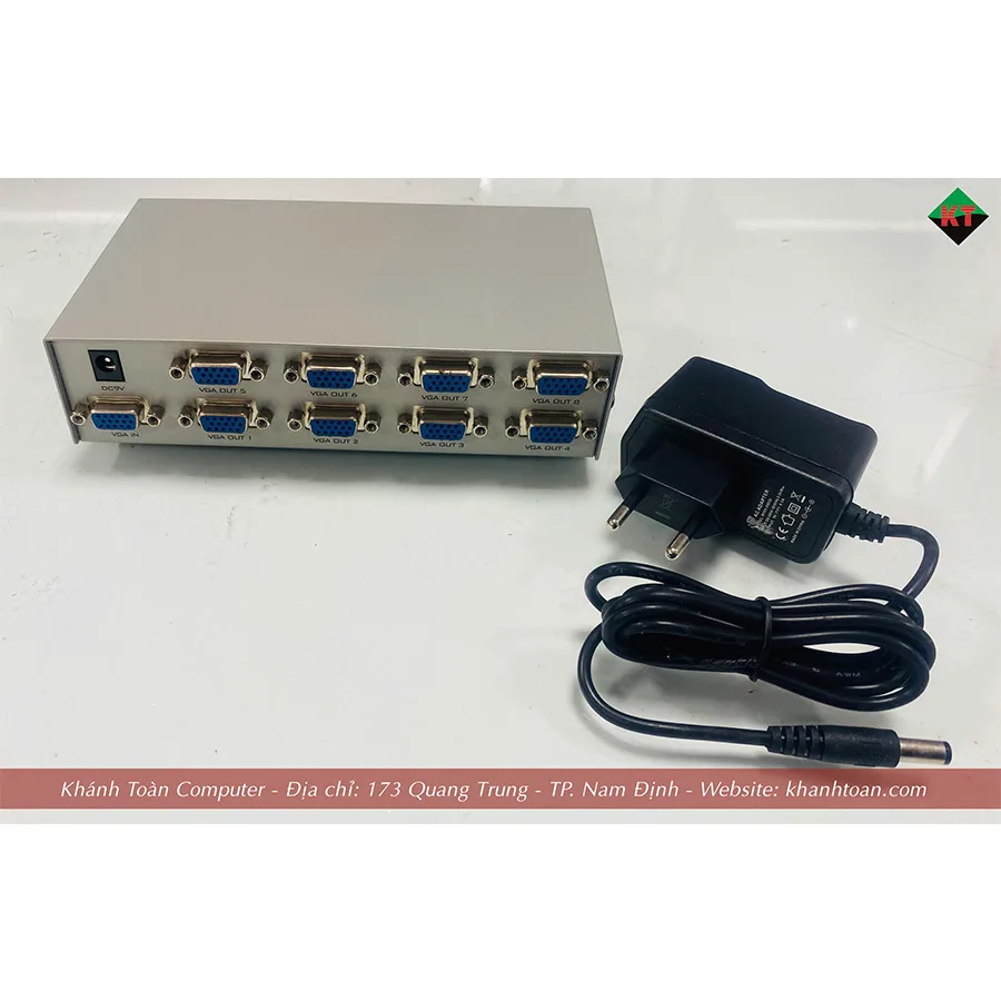 Bộ chia VGA 1 ra 8 ( kèm nguồn )