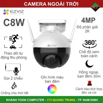Camera IP Wifi quay quét EZVIZ C8W 4MP 2K