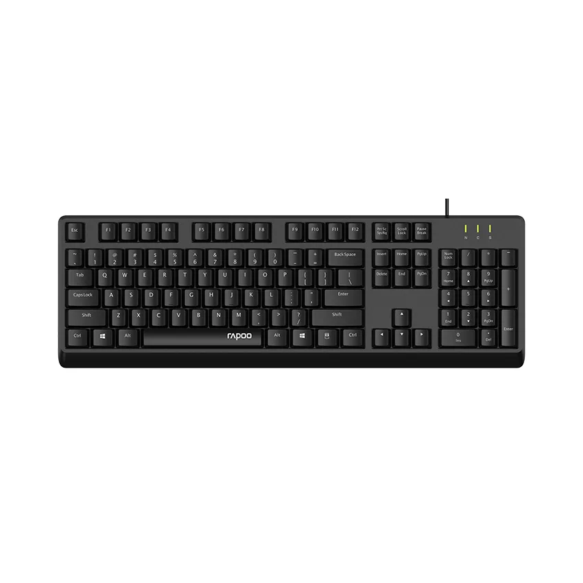 Bàn phím Rapoo NK1900 (Màu đen, kết nối USB)