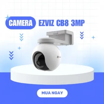 Camera WiFi ngoài trời EZVIZ CB8 3MP chạy pin