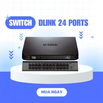 Switch - Bộ chia mạng Dlink 24 cổng 10/100 DES1024A