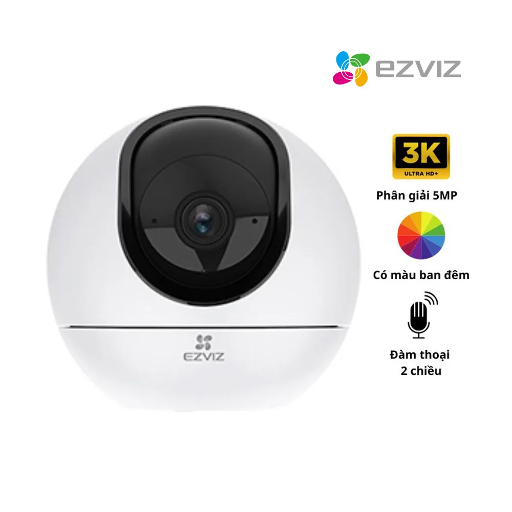 Camera Ezviz H6 3K 5M (CS-H6-V100-1J5W): Camera thông minh cho gia đình