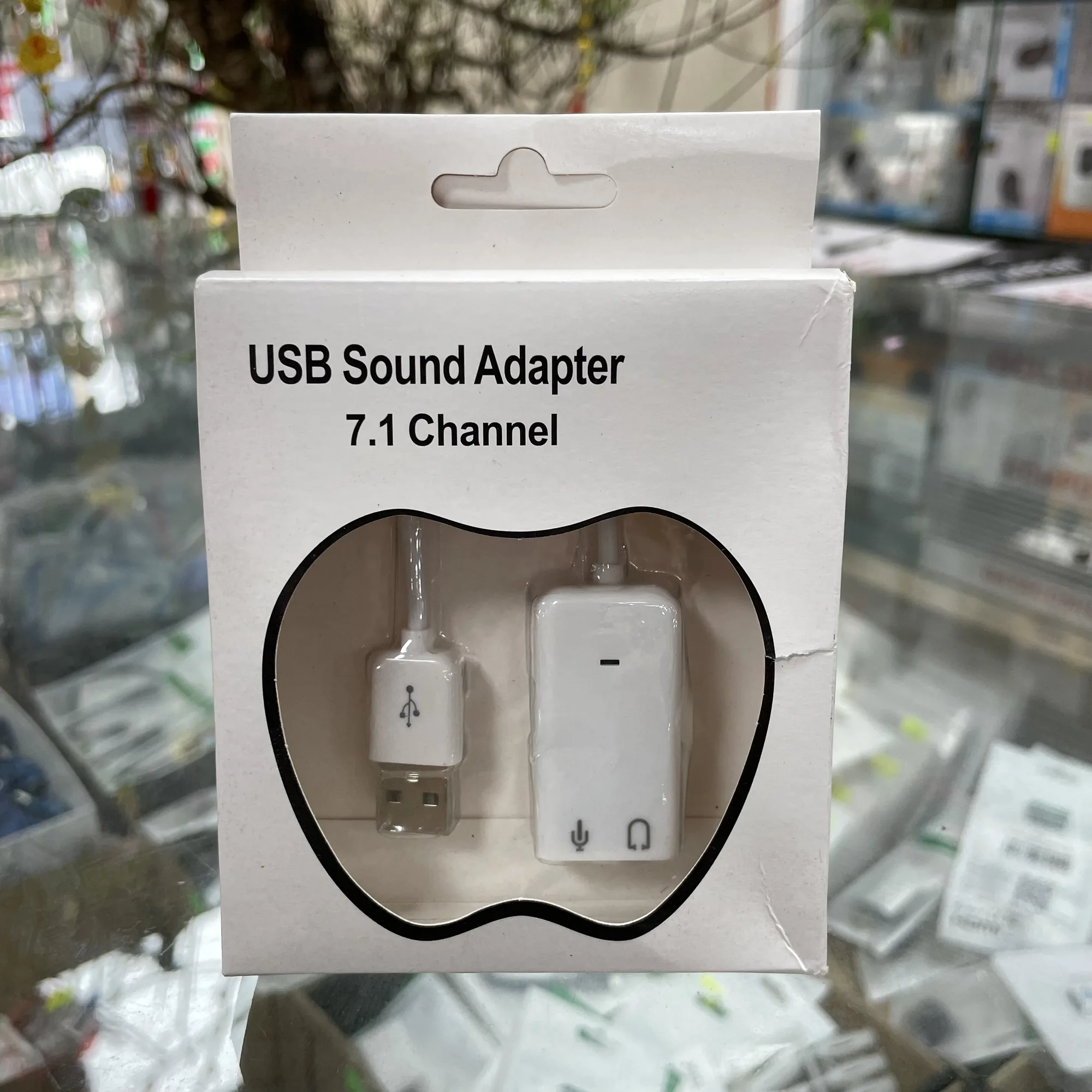 Dây USB Sound 7.1 chuyển đổi USB sang cổng âm thanh 3.5