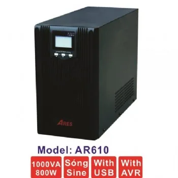 Bộ lưu điện UPS ARES AR610 1000VA-800W