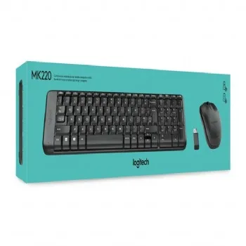 Bộ bàn phím chuột không dây LOGITECH MK220 WIRELESS (USB)