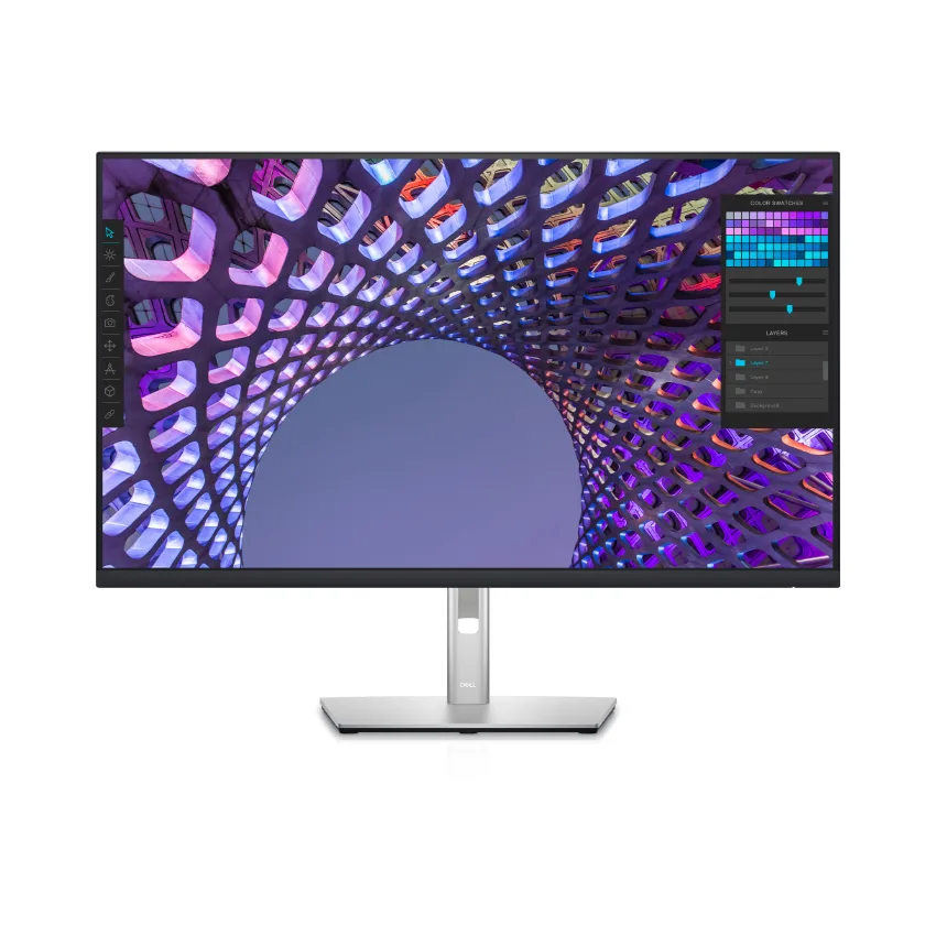 MÀN HÌNH ĐỒ HỌA DELL P3223QE (31.5" UHD/ IPS/ 60Hz/ 5MS/ 350 NITS/ HDMI+DP+USB+USBC+LAN)