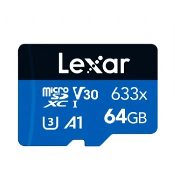 Thẻ nhớ LEXAR 64GB MICROSDXC U3, V30, A1 - LMS0633064G-BNNNG