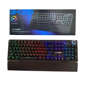 BÀN PHÍM CƠ GAMING GNET GK315 LED RGB ( Full Size Led 7 màu nhiều chế độ )