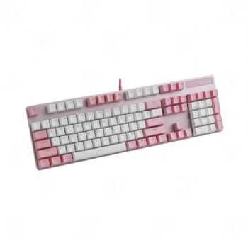 Bàn Phím Cơ Gaming Rapoo V500 Pro (Bản Hồng - Trắng)